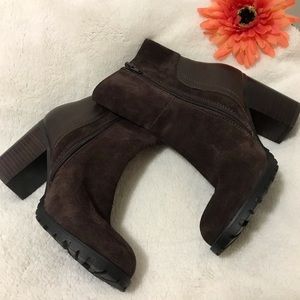 Steve Madden brown booties,Sz 8